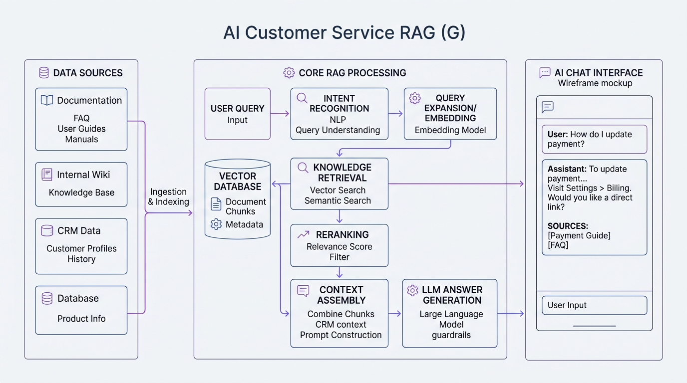 SAGE RAG 线框架构示意图